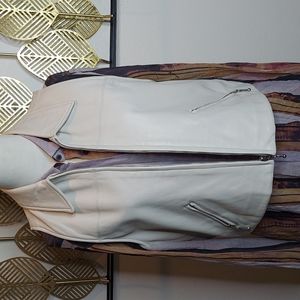 Leather Cropped Vest